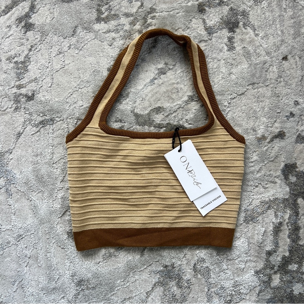 One Mile Halter Top - Honey/Bronze